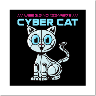 Cyber Cat Posters and Art